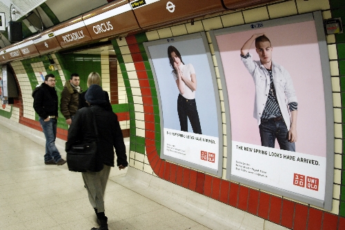 CBS 4 sheet advertising on the london underground, Pete Davis getmemedia.com